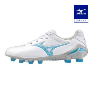 ミズノ公式 モナルシーダNEO III PRO Jr サッカー／フットボール ジュニア ホワイト×ブルー｜mizuno-shop