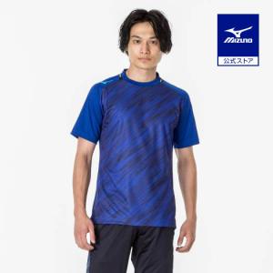 ミズノ公式 クイックドライフィールドシャツ ユニセックス サーフブルー｜mizuno-shop