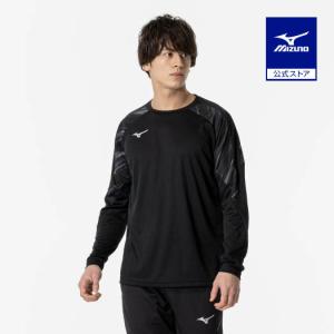 ミズノ公式 ロングスリーブフィールドシャツ ユニセックス ブラック｜mizuno-shop