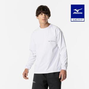 ミズノ公式 ソフトドライTシャツ 長袖 ユニセックス ホワイト｜mizuno-shop