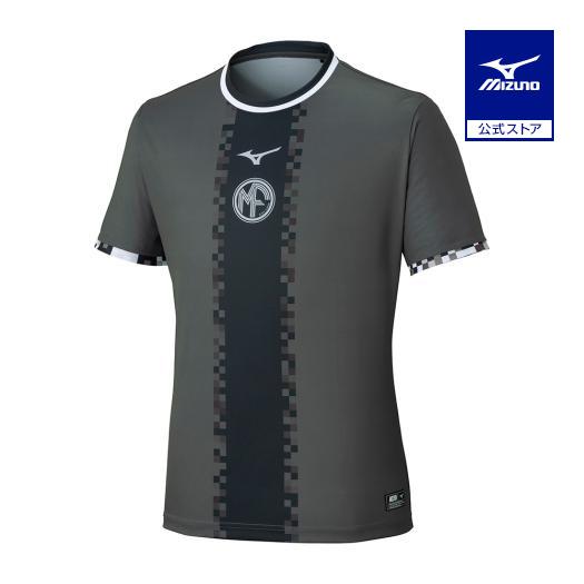 ミズノ公式 MZFB フットボールTシャツ チャコール ユニセックス