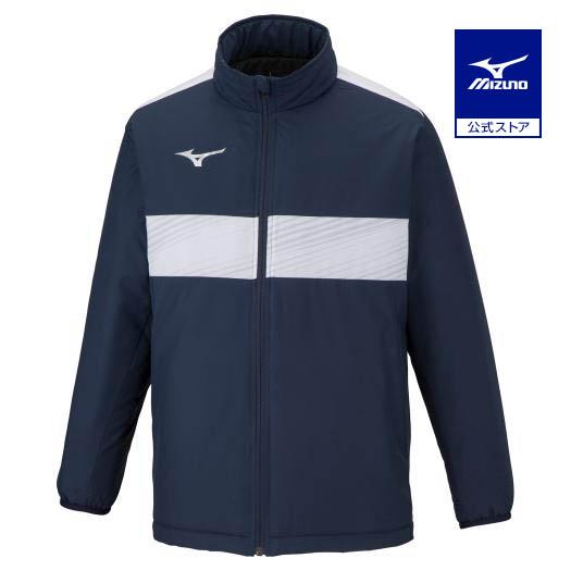 ミズノ公式 ウォーマーシャツ ジュニア ドレスネイビー