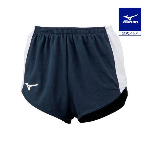 ミズノ公式 レーシングパンツ 陸上競技 レディース ドレスネイビー クリアランス