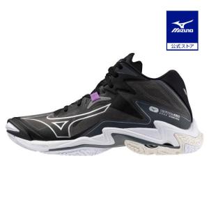 ミズノ公式 ウエーブライトニング Z8 MID バレーボール ユニセックス ブラック×シルバー バレーボールシューズ｜mizuno-shop