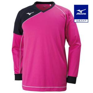 ミズノ公式 ゲームシャツ バレーボール ユニセックス ベリーピンク×ブラック