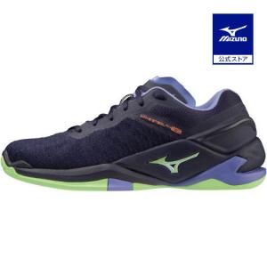 MIZUNO（ミズノ） ウエーブ ミラージュ 5 ブルー×ネイビー 【MIZUNO