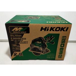 未使用 本体のみ HiKOKI 125mm 36Vコードレス丸のこ C3605DA(SK)(NN) 黒鯱チップソー付｜mizuno86272000