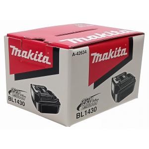 未使用品 純正化粧箱付 マキタ 14.4V バッテリー BL1430(残量表示なし)