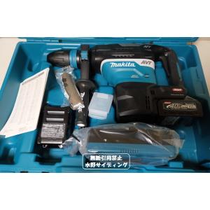 【未使用】 makita マキタ 40mm充電式ハンマドリル HR005GRMX バッテリー×2 充電器 セット品【ハンズクラフト宮崎新名爪店】 □【未使用】 makita マキタ 40mm充電式ハンマドリル HR005GRMX
