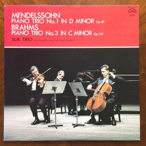 中古LPレコードMendelssohn Piano Trio No.1, Op.49.