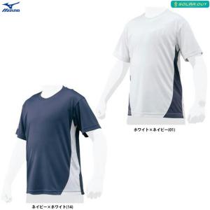 ◆メール便対応商品◆MIZUNO（ミズノ）ソーラーカットベースボールシャツ（12JC7L81）野球 ...