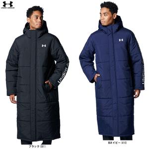 Under Armour ネイビー ベンチコート UNDER ARMOUR 中綿コート アウター レディース ベンチコート