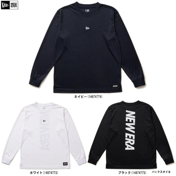 ◆メール便対応商品◆NEW ERA（ニューエラ）バスケットボール 長袖 テック Tシャツ バーチカル...