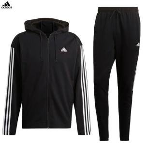 adidas（アディダス）M Aeroready トラックスーツ 上下セット（24013）トレーニング スポーツ ジャージ フード付 セットアップ メンズ｜mizushimasports