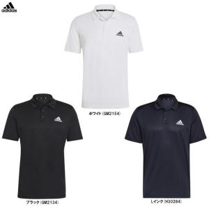 ◆メール便対応商品◆adidas（アディダス）M D2M PL ポロシャツ（42503）スポーツ ランニング カジュアル 半袖 ウェア 吸汗速乾 男性用 メンズ｜mizushimasports