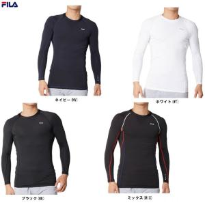 ◆メール便対応商品◆FILA（フィラ）コンプレッション クルーネックシャツ(大きいサイズ)（448124-4） ランニング アンダーシャツ ビッグサイズ メンズ｜ミズシマスポーツ株式会社