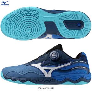 ★【予約受付中/2024年6月中旬入荷予定】MIZUNO（ミズノ）限定 ウエーブメダルSP5 WAVE MEDAL SP5（81GA2412）卓球シューズ 2E相当 ユニセックス｜mizushimasports