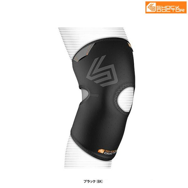 SHOCK DOCTOR（ショックドクター）ニーコンプレッションスリーブ(ヒザ窓あり)（865B）ス...