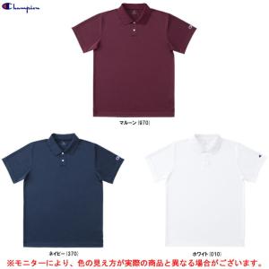 Champion（チャンピオン）TEAM POLO SHIRTS 4XL 5XLサイズ（C3MB396）スポーツ トレーニング バスケットボール ポロシャツ 半袖 カジュアル ウェア メンズ｜mizushimasports