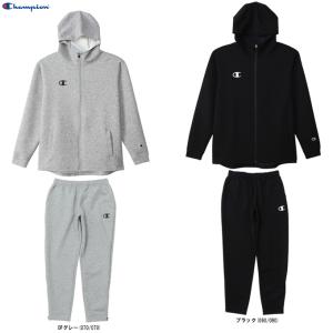 Champion（チャンピオン）フーデッドスウェットシャツ パンツ 上下セット（C3YB113/C3YB213）バスケットボール パーカー フードあり メンズ Champion（チャンピオン） フーデッドスウェットシャツ パンツ 上下