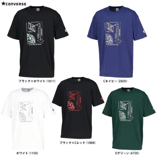 CONVERSE（コンバース）プリントTシャツ（CB252361）スポーツ バスケットボール トレー...