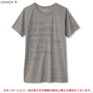 DANSKINヘザーグラフィックティー Lサイズのみフィットネス エクササイズ ヨガ 半袖 Tシャツ レディース