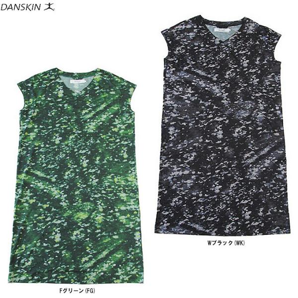 ◆メール便対応商品◆【2サイズのみ】DANSKIN（ダンスキン）プリント ミニマル ワンピース（DM...