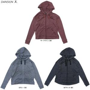 DANSKIN （ダンスキン） BALCONY FZIP HD （DS59329） ヨガ スウェットパーカー フーディ フードあり レディースの商品画像