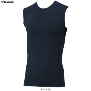 ◆メール便対応商品◆hummel（ヒュンメル）ぴたっとつめたノースリーブインナー（HAP5167N） ランニング アンダーシャツ 袖なし 吸汗速乾 メンズ