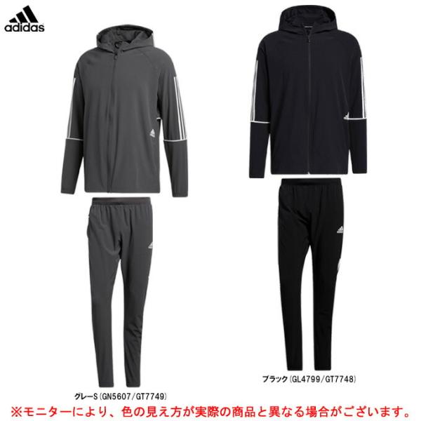 【ブラック/Mのみ】adidas（アディダス）プレーヤー 3ストライプス ウインドブレーカージャケッ...