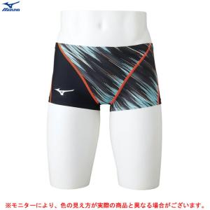 ◆メール便対応商品◆MIZUNO（ミズノ）エクサースーツUP 競泳練習用 ショートスパッツ（N2MBA061） 水泳 水着 スイミング プール スイム 男性用 メンズ｜mizushimasports