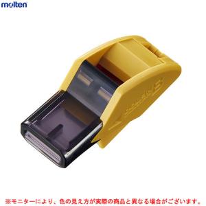 ◆メール便対応商品◆molten(モルテン)ドルフィンB（RA0080A）笛 審判 レフェリー ホイッスル バスケ バスケットボール カーキ イエロー 黄色｜mizushimasports