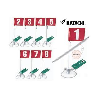 BH1505 8ホールセット(80cm固定ポールタイプ)  羽立工業製品 グラウンド・ゴルフ用品