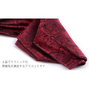 アスコットタイ スカーフ メンズ ビジネス 新...の詳細画像3