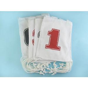 ゲートボール シングル(片面)ゼッケン１組