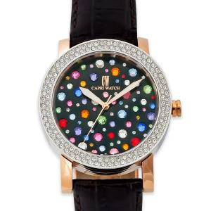 カプリウォッチ Capri watch マルチジョイ 腕時計 ウォッチ ブラック Art. 5145 レディース メンズ ユニセックス 女性 男性 男女兼用｜mj-market