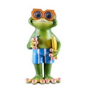 カエル LEDソーラーライト Solar Garden Frog Decorations | Outdoor Yard Decor - Lawn Ornaments | Solar Decorative Lights for Patio, Balcony, Deck | Weat｜mj-market