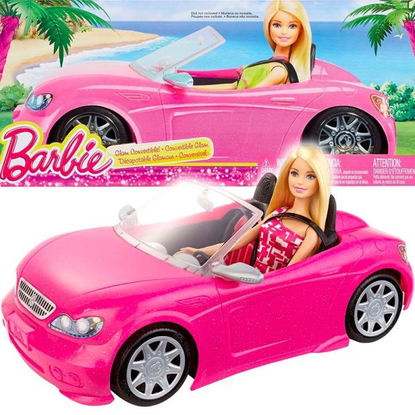 バービー Barbie コンバーチブル ＆ ドール パック/車 オープンカー ピンク ラメ キラキラ...