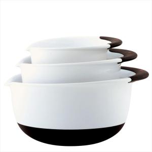 OXO オクソー ミキシングボール3ピースセット Good Grips Mixing Bowl Set with Handles, 3-Piece｜mj-market