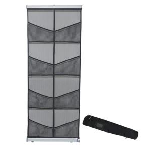 A4 パンフレットラック アルミニウム 折り畳み 持ち運び可能