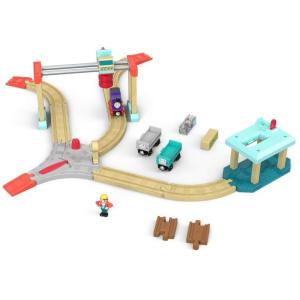 トーマス 木製レール きかんしゃ 貨物セット 持ち上げと積み込み Thomas & Friends Fisher-Price Wood, Lift & Load Cargo Set｜mj-market