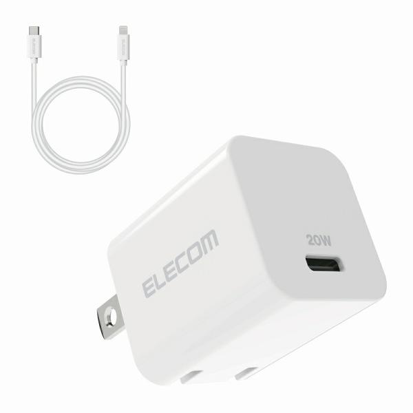 エレコム elecom USB Type-C 充電器 PD 対応 20W タイプC ×1 Type ...