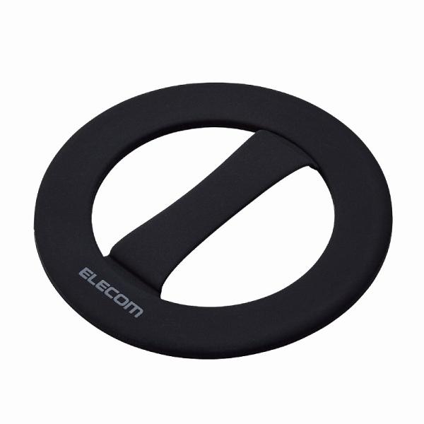 エレコム elecom スマホリング スマホグリップ ワイヤレス充電対応 落下防止 シリコン素材 超...