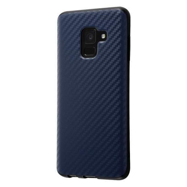 Galaxy Feel2 TPU ケース カバー 耐衝撃Light Carbon カーボンネイビー