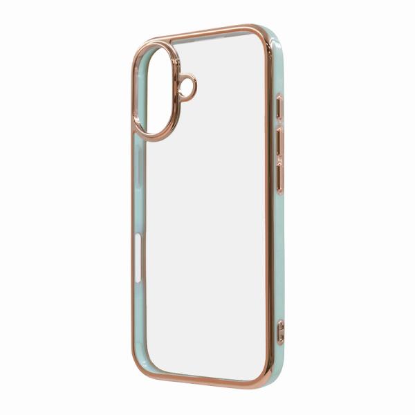 iPhone 16 LUSTANT 衝撃吸収 バンパー キラキラ メタリック カラフル ハイブリッド...