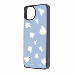 AQUOS wish5 ディズニー / maru 衝撃吸収 バンパー ハイブリッドケース/ベイマックス_ふわふわ
