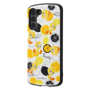 Galaxy S21 5G ルーニー・テューンズ 耐衝撃ケース MiA トゥイーティー 総柄