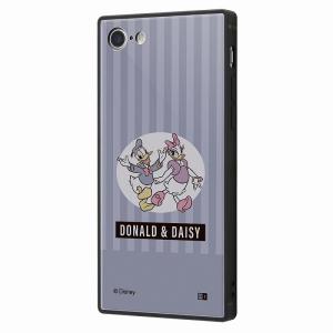 iPhoneSE（第3世代）/iPhoneSE（第2世代）/8/7/『ディズニーキャラクター』/耐衝撃ケースKAKUトリプルハイブリッド/ドナルド＆デイジー_80年代｜mj-v