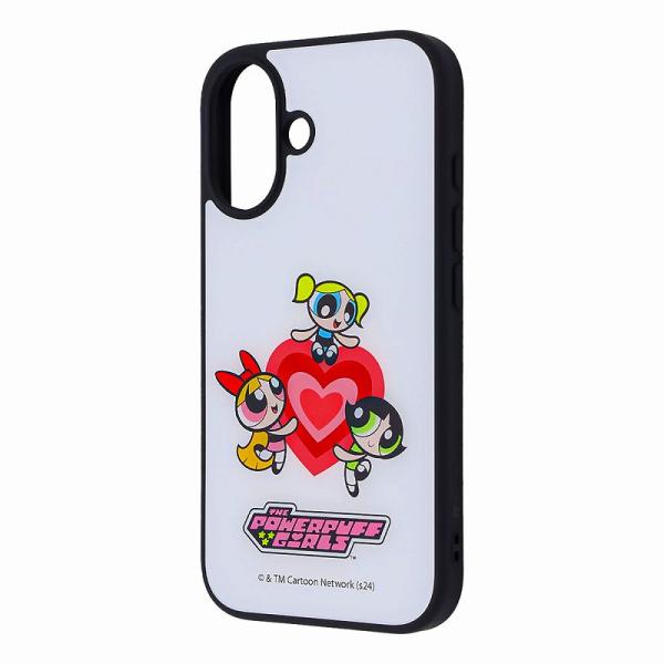 iPhone 16 パワーパフガールズ / maru 衝撃吸収 バンパー ハイブリッドケース