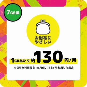 プリペイドSIM 日本 7GB SMS認証可能...の詳細画像4